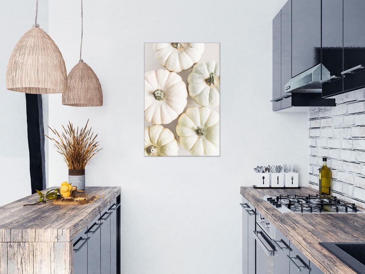 KUNSTDRUCK Grau 40/60 cm - Grau/Grün, Textil (40/60cm) - KUNSTLOFT