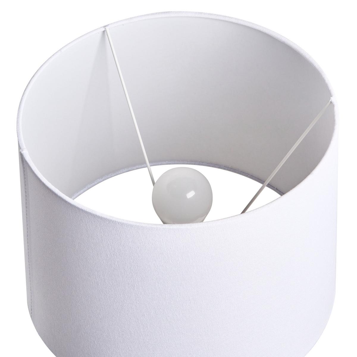 TISCHLAMPE Keramik Weiß Patuca - Goldfarben/Weiß, Keramik (32/32/54cm) - Beliani
