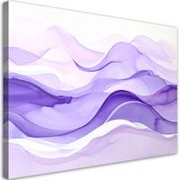 LEINWANDBILD Abstraktion 30x20cm - Lila, Textil (30/20cm) - Feeby