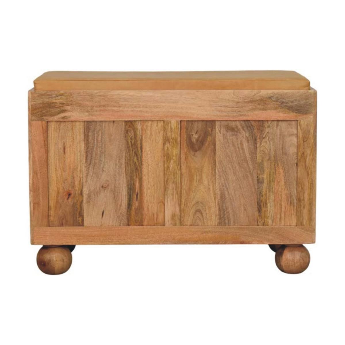 REGAL mit Eichenoptik-Finish, 2 Schubladen, 4 Ablagen, 2 Türen, hellbraun. - Hellbraun, Leder/Holz (85/56/40cm) - Artisan Furniture