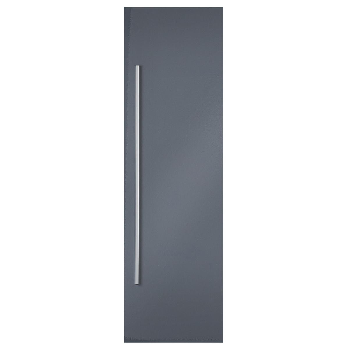 BAD HÄNGESCHRANK grau Mataro - Silberfarben/Grau, Holzwerkstoff (40/132/35cm) - Beliani