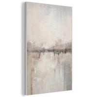 AKUSTIKBILD Moderne Kunst - Abstrakt - Beige Wanddeko 60x90 cm - Beige, Kunststoff (60/90/0.9cm) - MuchoWow