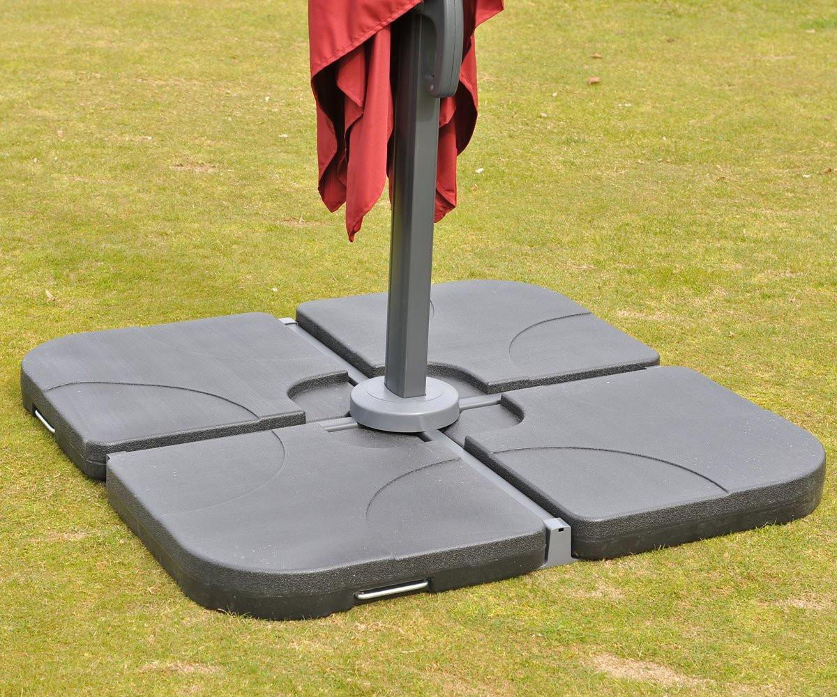 AMPELSCHIRM I Türkis 300/300 cm - Türkis, Textil (360/300cm) - MCW