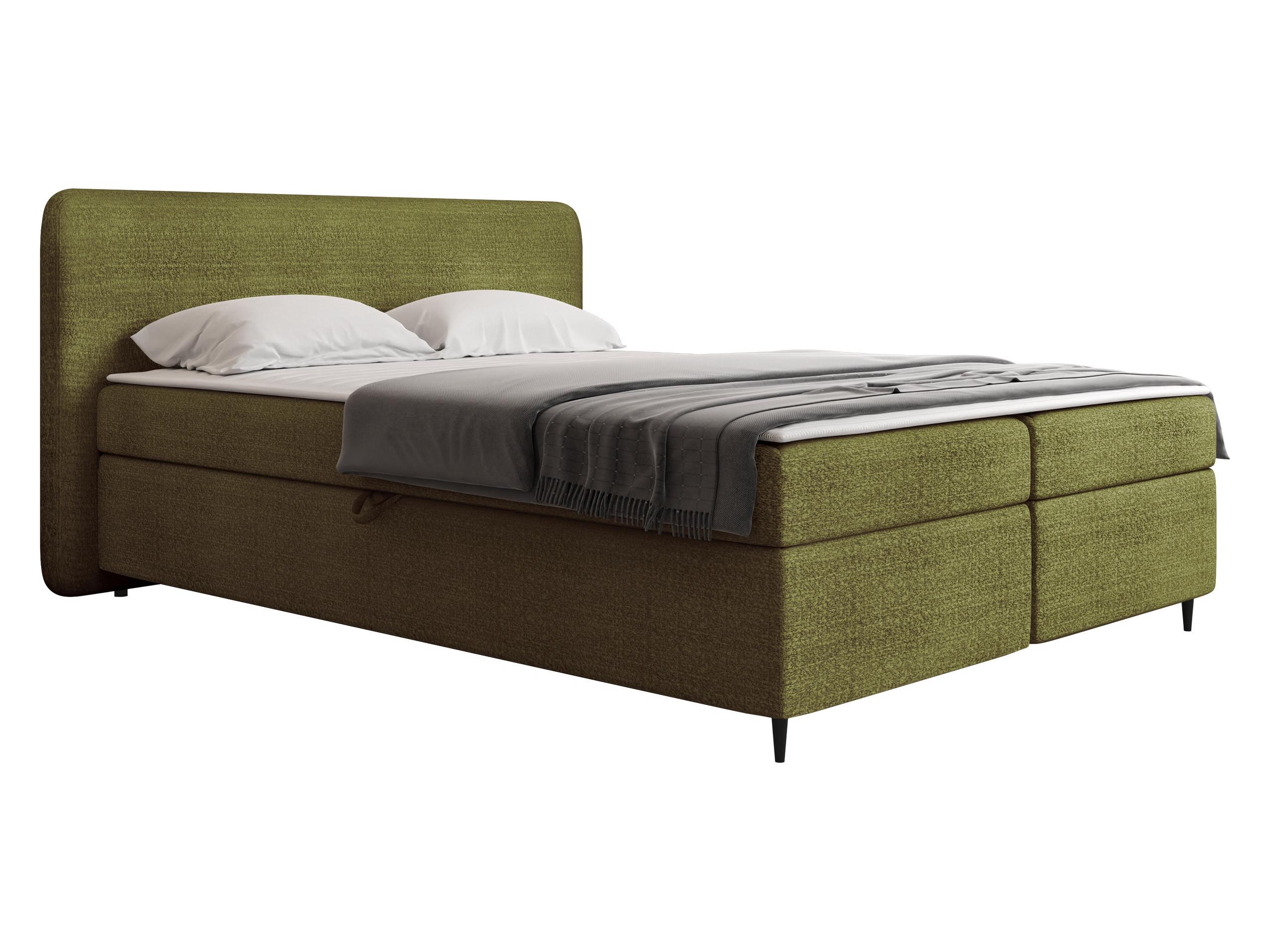 BOXBETT Boho II - H3 - Schwarz/Mintgrün, Holz/Holzwerkstoff (160/200cm) - MIRJAN24