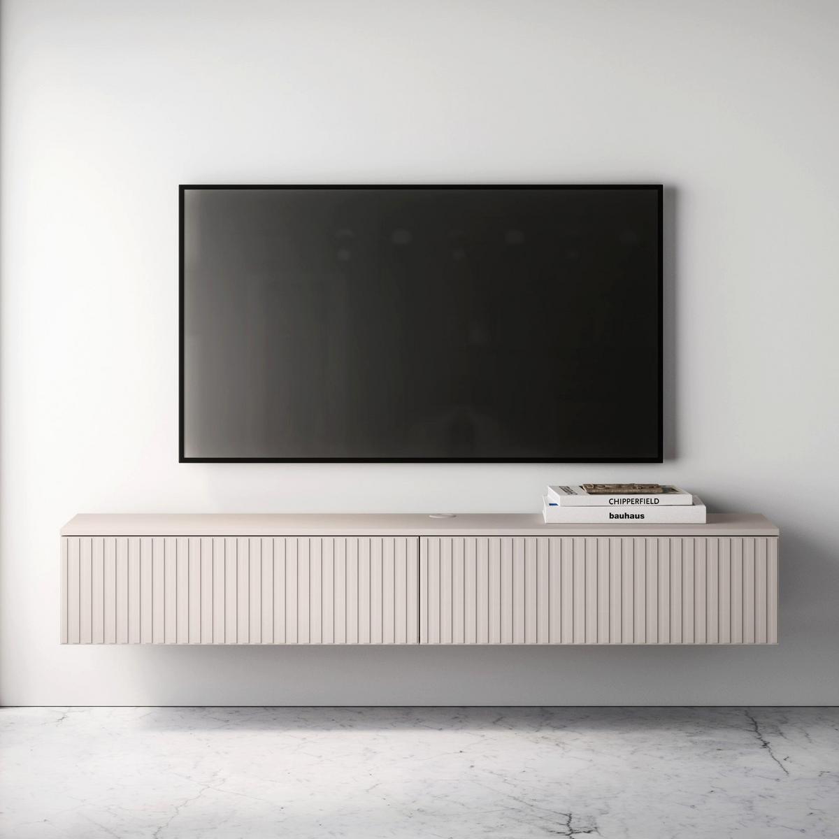 TV-LOWBOARD Caletto 180 cm - Kaschmir, Holzwerkstoff (180/29/32cm) - Selsey
