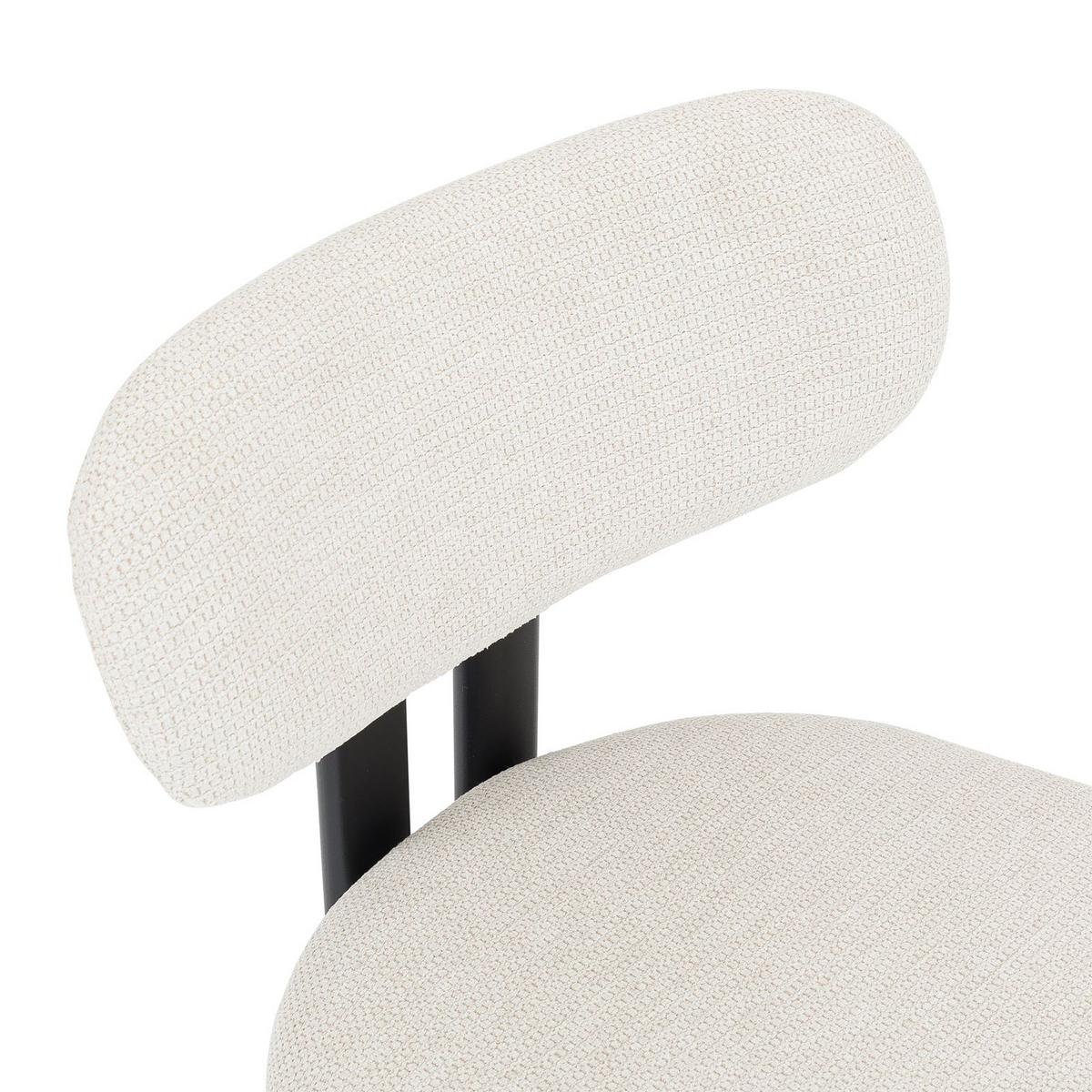 ESSZIMMERSTUHL FRANCA 2er-Set weiß - Weiß, Textil (51/80/53cm) - IDIMEX