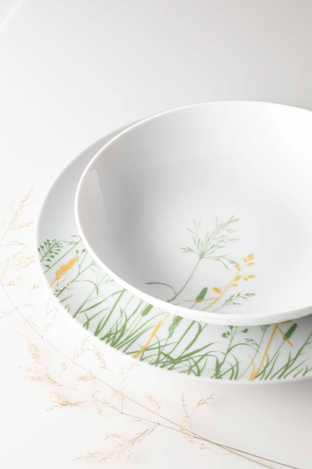 KAFFEESERVICE Liberty Meadow Grasses gelb 18-tlg. - Gelb, Keramik (24/18.1/43cm) - Seltmann Weiden