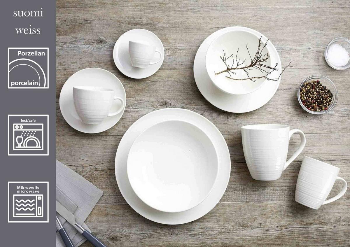 ESPRESSOTASSEN MIT UNTERTASSEN Suomi Beige 90 ml 2er Set - Beige, Keramik (0.09L) - Ritzenhoff Breker