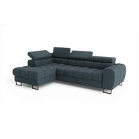 ECKSOFA Bastien Mit Schlaffunktion - Anthrazit, Holzwerkstoff/Textil (170/260cm) - Fun Möbel