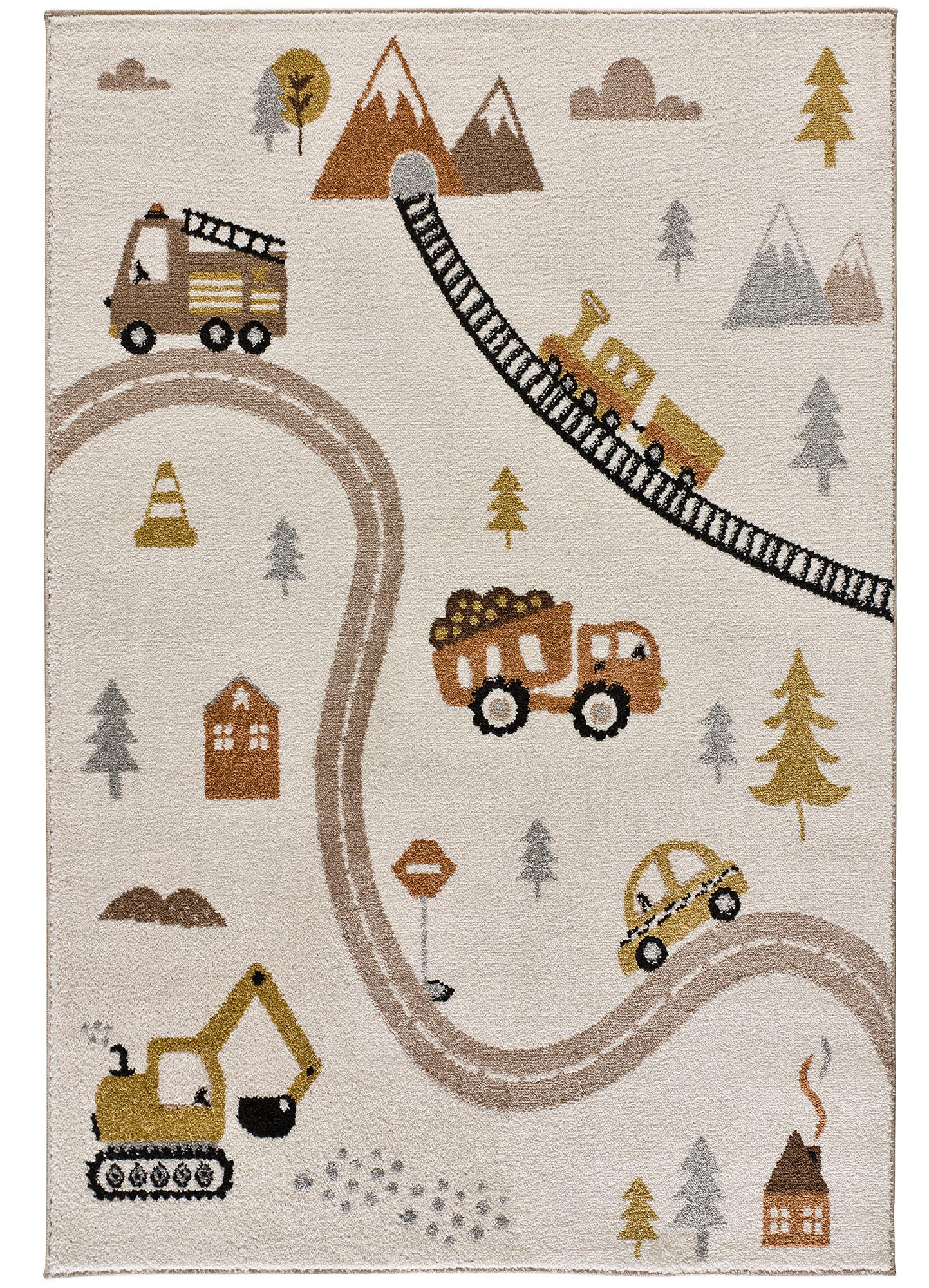 KINDERTEPPICH Beige Beats 120/170 cm - Beige, Textil (120/170cm) - Atticgo