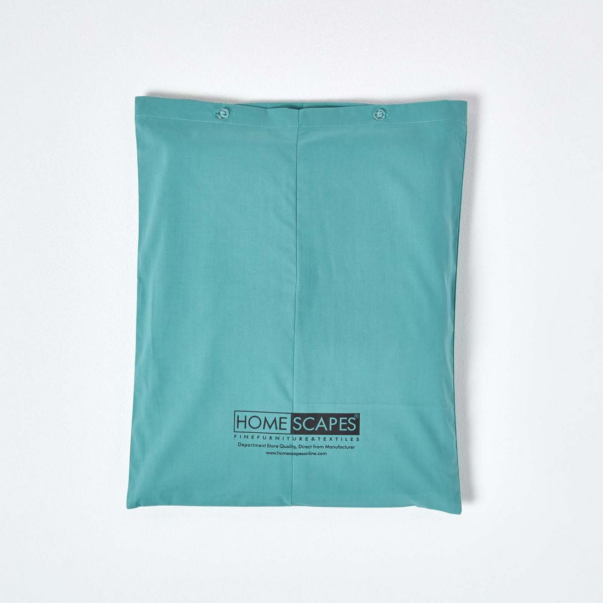 BETTLAKEN ohne Gummizug, Ägyptische Baumwolle, Fadendichte 200 - Grün, Textil (230/255cm) - Homescapes