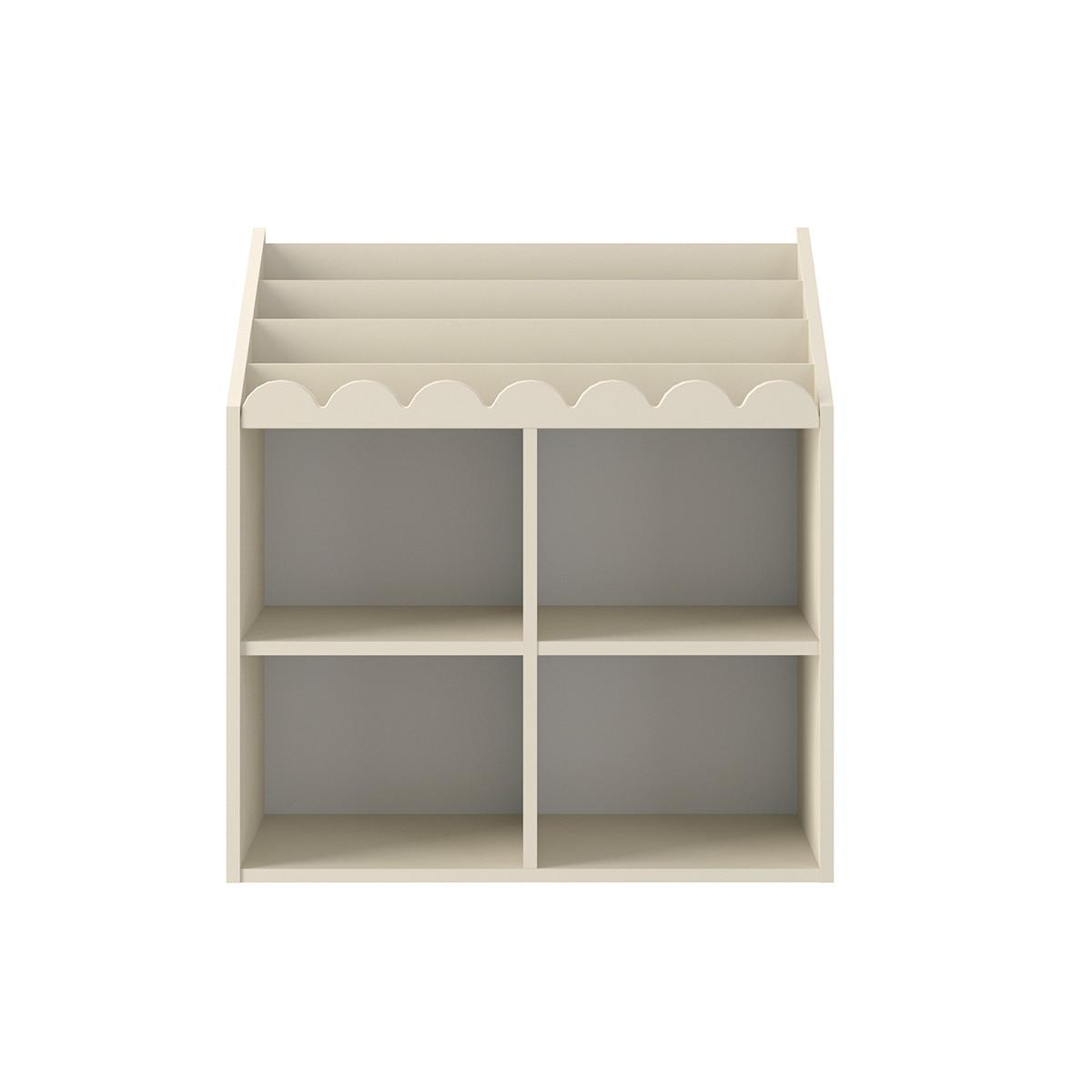 BÜCHERREGAL Book Nook Beige - Beige, Holzwerkstoff (71/76/33cm) - Petits-meubles
