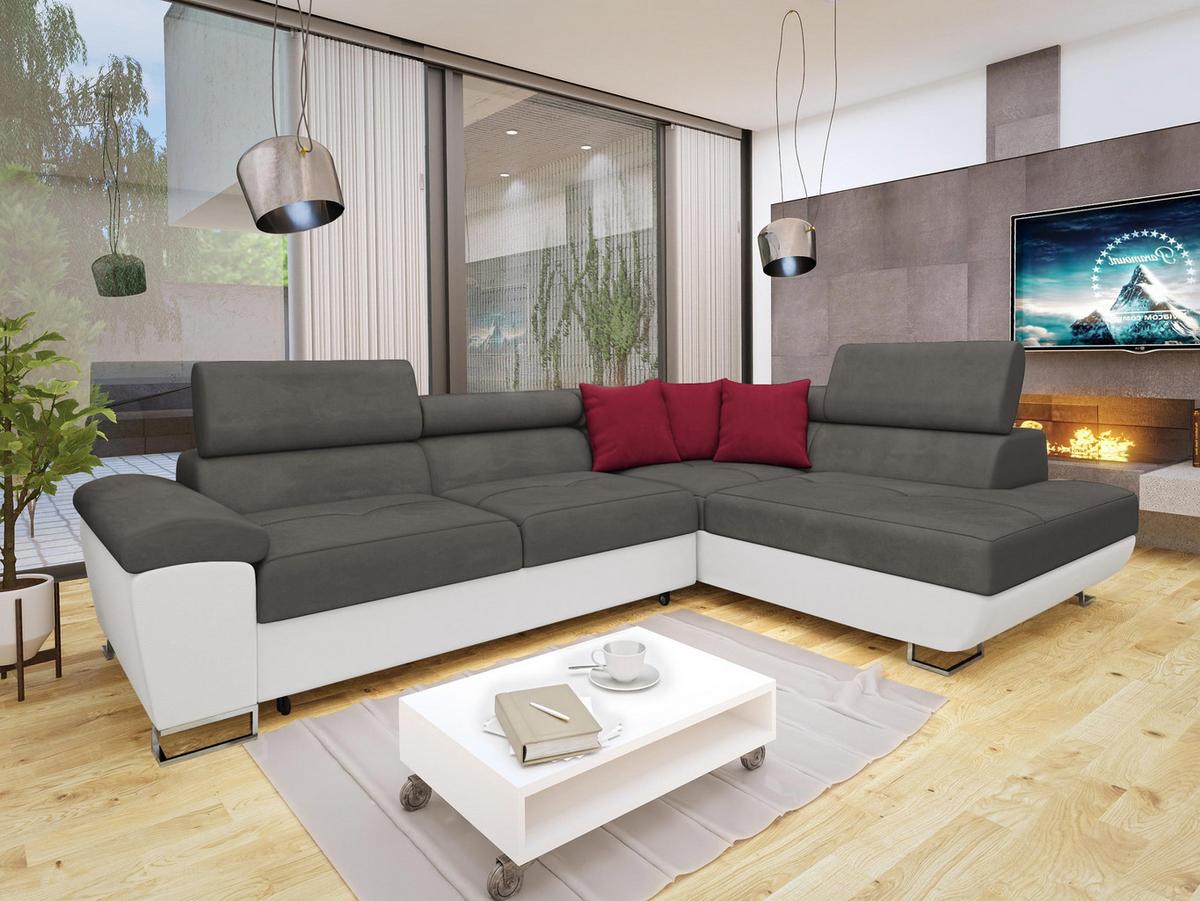 ECKSOFA Cotere, Seite: Rechts - Multicolor, Holz/Textil (270/202cm) - MIRJAN24