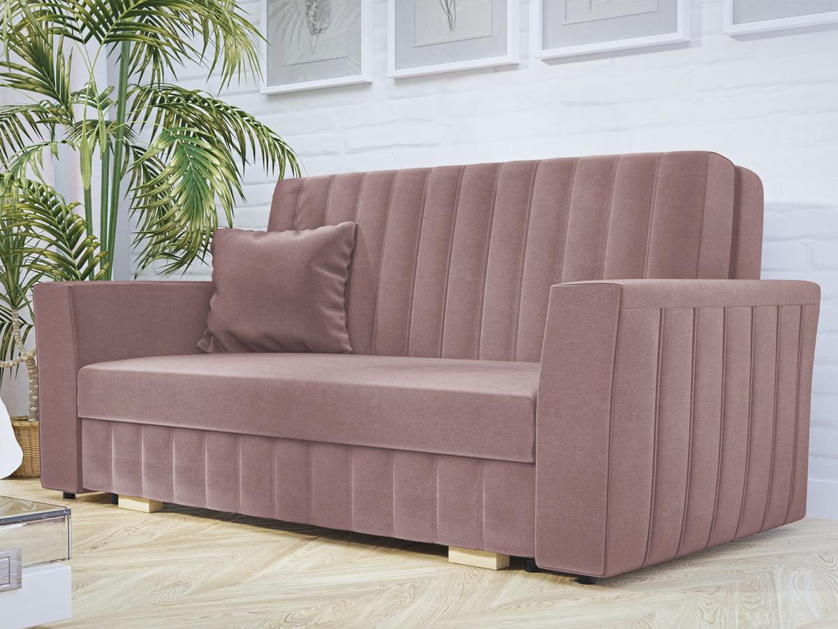 SCHLAFSOFA Viva Glam III - Rosa/Naturfarben, Holz/Kunststoff (160/85/98cm) - MIRJAN24