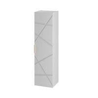 HOCHSCHRANK Aurora Weiß - Weiß, Holzwerkstoff (34.5/130/31.8cm) - Petits-meubles