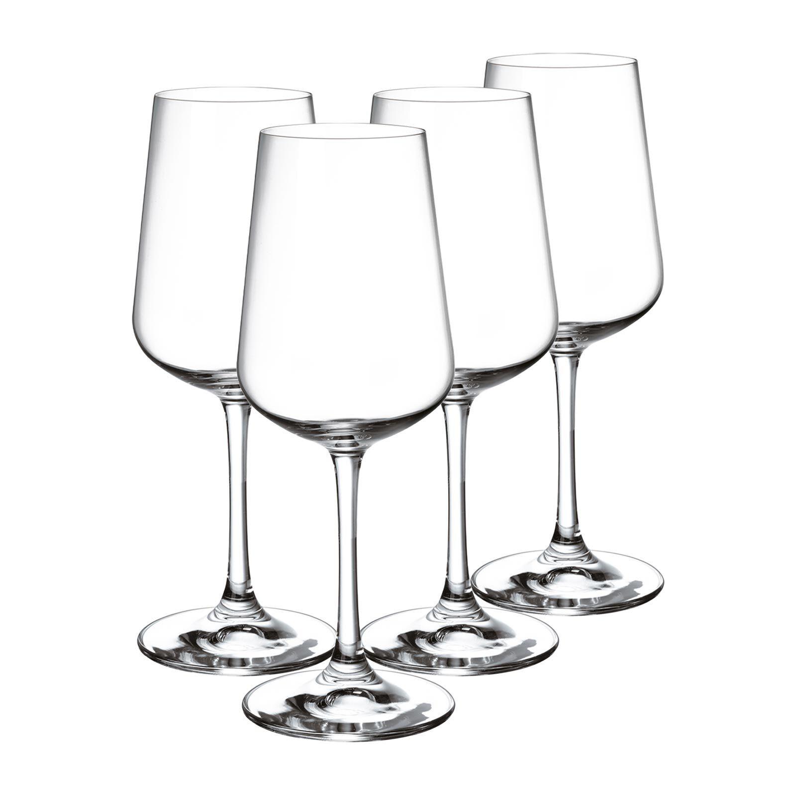 WEISSWEINGLÄSER Ovid transparent 380 ml 4er Set - Transparent, Glas (0.38L) - Villeroy & Boch