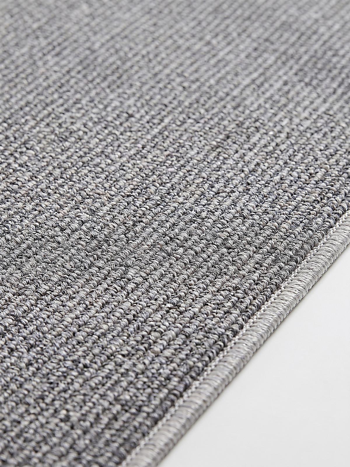 TEPPICH Niederflor Uni COLFOSCO Polypropylen Beige 133 x 133 cm - Grau, Textil (133/133cm) - KADIMA DESIGN