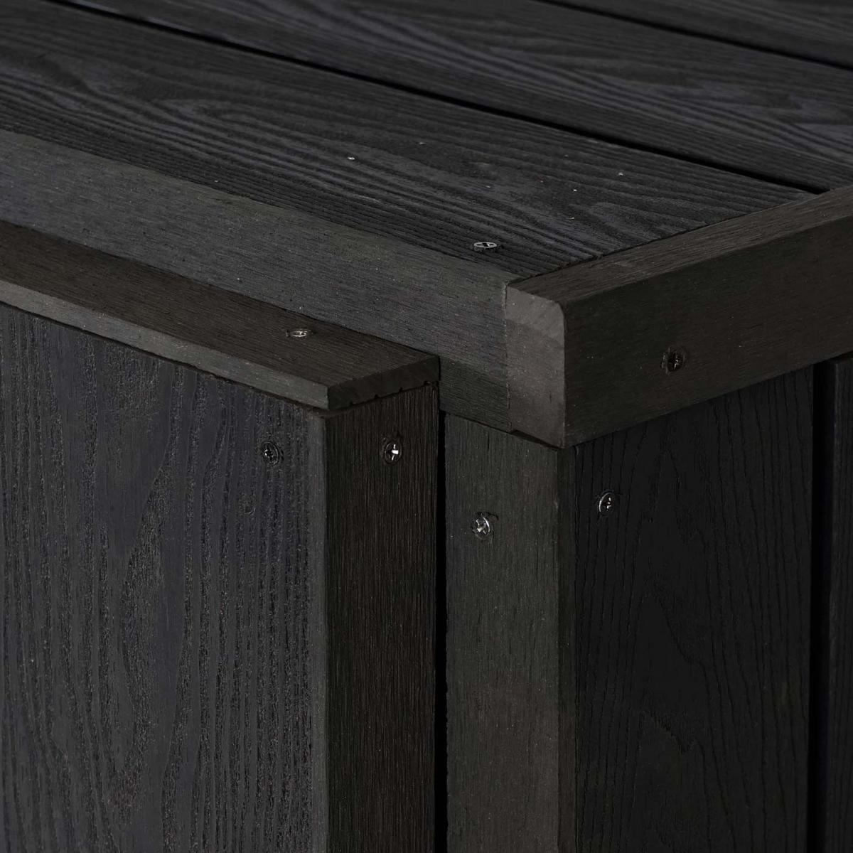 MÜLLTONNENBOX ERWEITERUNG Anthrazit - Anthrazit, Metall (79/117/105cm) - MCW