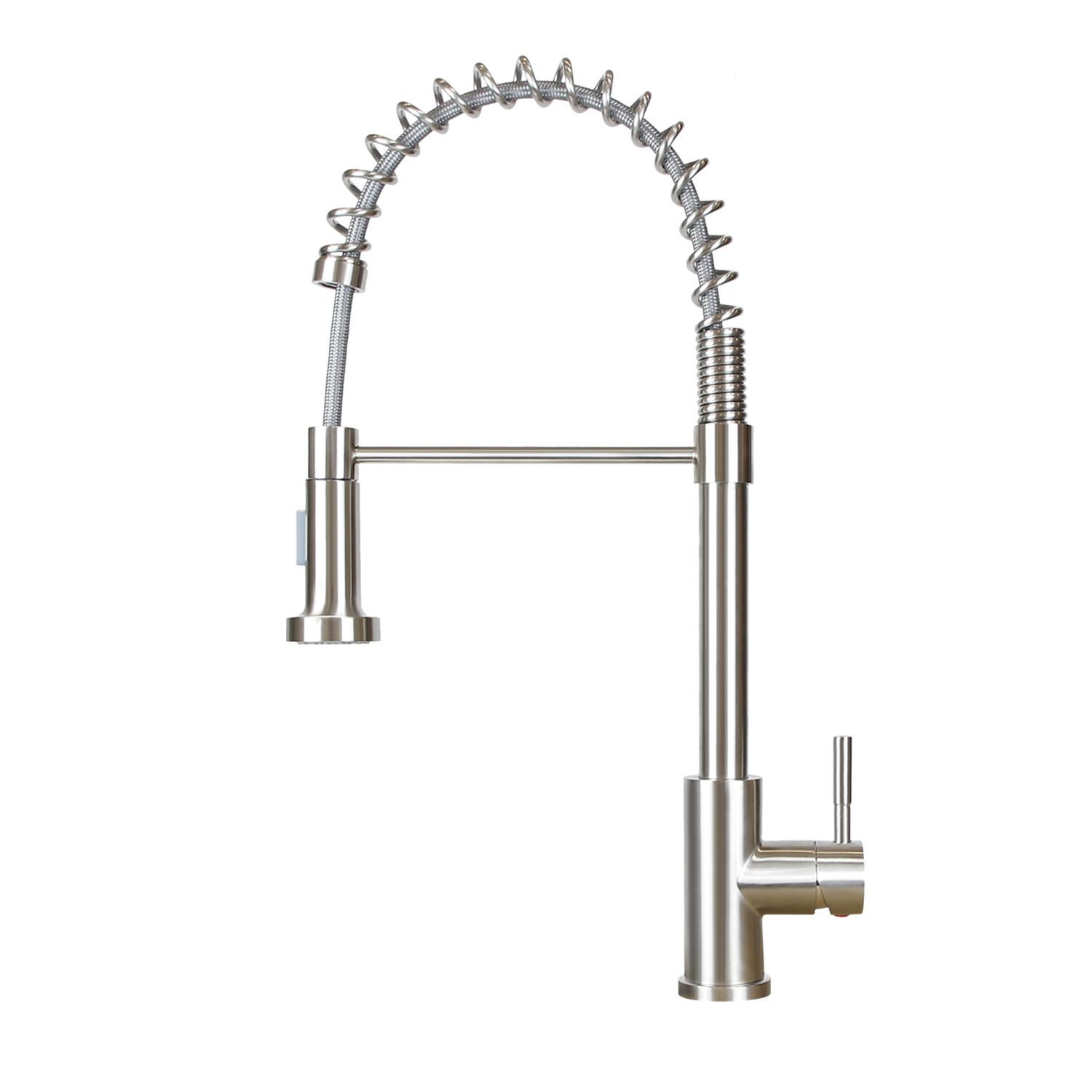 KÜCHENARMATUR THERESA 24/6/55 cm - Silberfarben, Metall (6/55/24cm) - Nettlife
