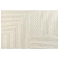 KURZFLOR-TEPPICH Beige 200/300 cm Abegum - Beige, Textil (200/300cm) - Beliani