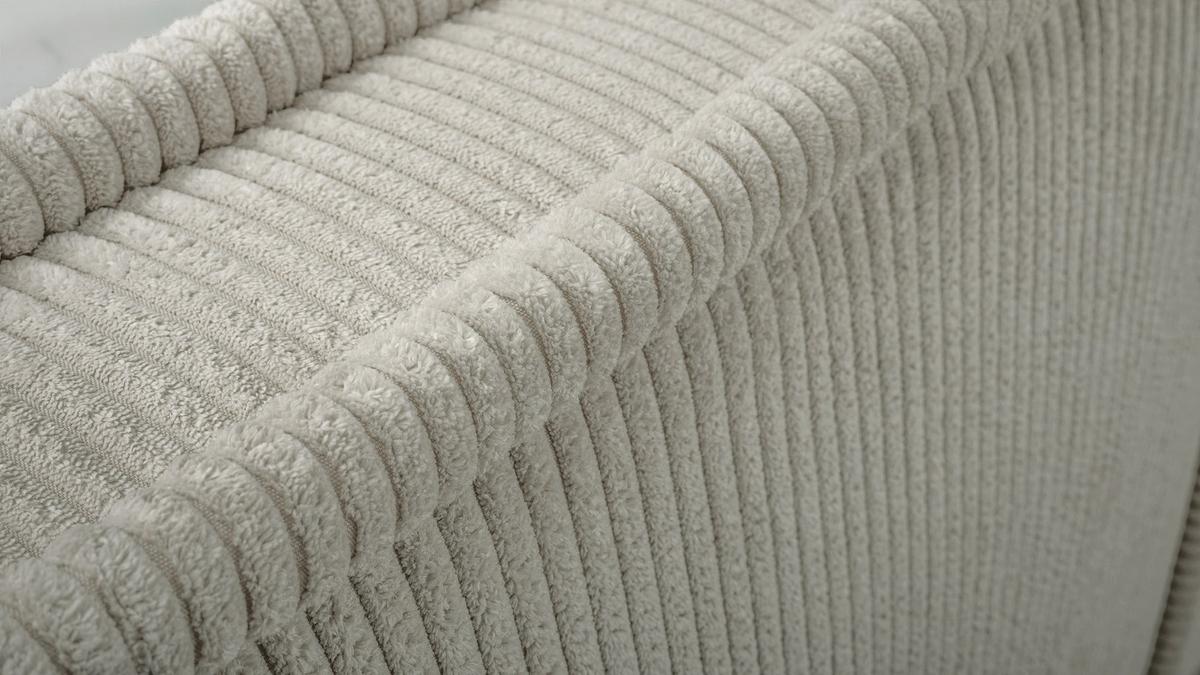 POLSTERBETT CORDO BEIGER CORDSTOFF 160x200 CM - Ecru/Schwarz, Kunststoff/Textil (160/200cm) - Selsey