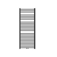 BADHEIZKÖRPER Sahara 600x1500 mm Anthrazit gerade mit Mittelanschluss - Anthrazit, Metall (60/150/3cm) - LuxeBath