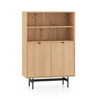 BÜCHERREGAL Nila Holz - Braun, Holzwerkstoff (92/140/40cm) - Petits-meubles