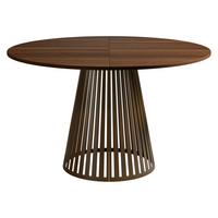 ESSTISCH ausziehbar Cone Braun 120 - Nussbaumfarben/Braun, Holzwerkstoff/Metall (120/120/76cm) - MIRJAN24