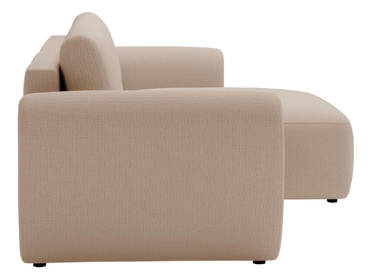 ECKSOFA Suzi - Beige/Schwarz, Holzwerkstoff/Kunststoff (147/261cm) - MIRJAN24