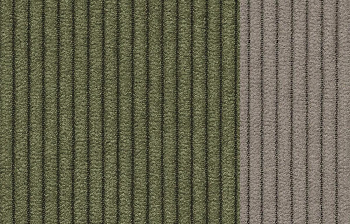 SESSEL OLI in Cordstoff olivgrün - Olivgrün, Holz/Textil (130/91/108cm) - Wozimo