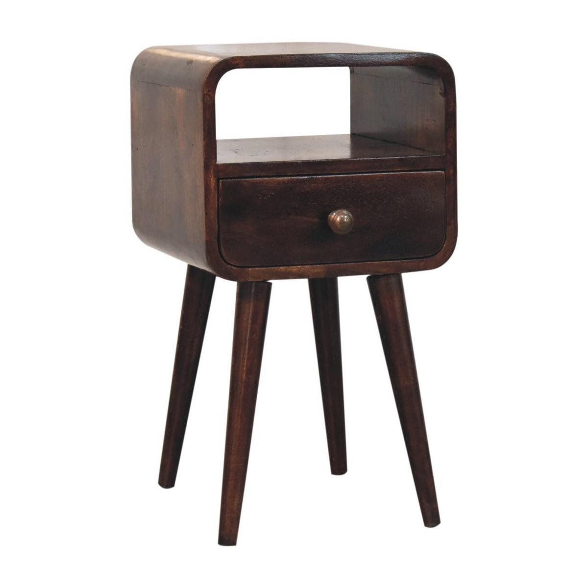 NACHTTISCH California - Braun, Holz (30/55/30cm) - Artisan Furniture