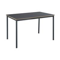 ESSTISCH Lindesberg - Schwarz/Grau, Holzwerkstoff/Metall (70/120/75cm) - [en.casa]