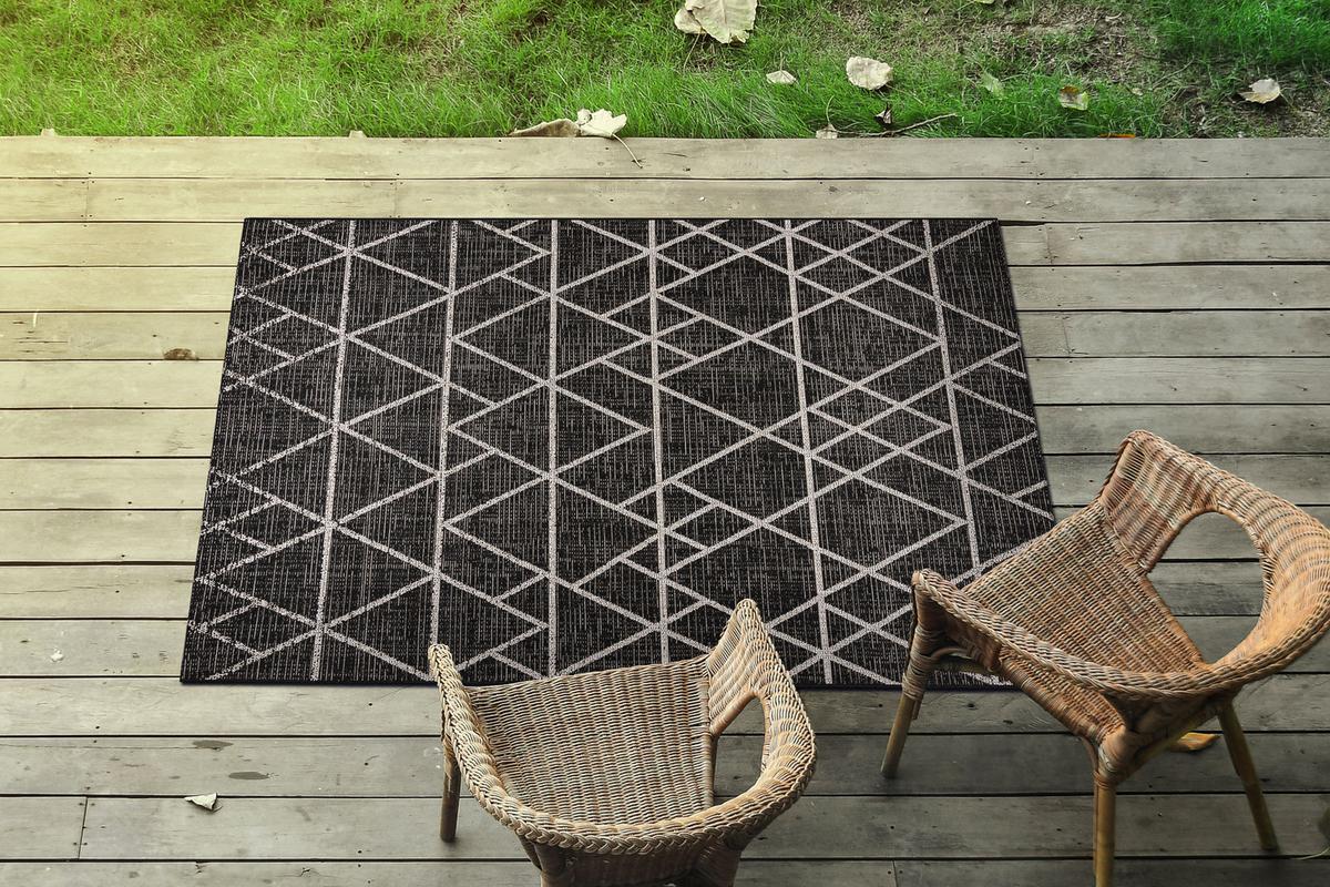 TEPPICH Floorlux 120/170 cm - Schwarz, Textil (120/170cm) - rugsX