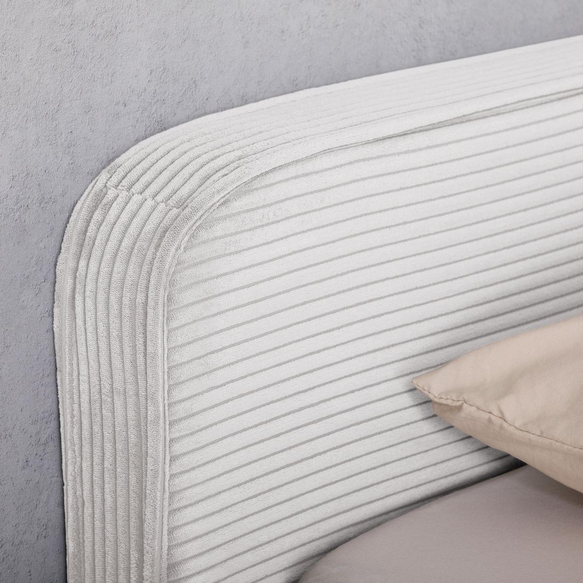 POLSTERBETT CURSIO 140X200 CM - Weiß, Textil (140/200cm) - IDIMEX