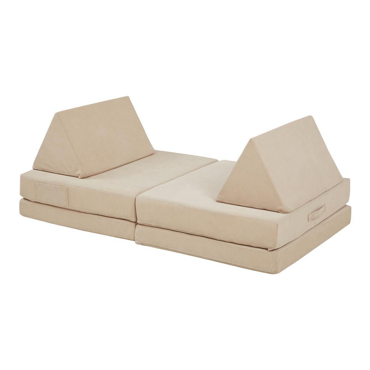 SPIELSOFA Norhulta - Beige, Textil (120/46/66cm) - [en.casa]