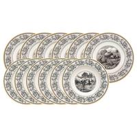 TAFELSERVICE Audun Ferme bunt 12-tlg. - Multicolor, Keramik (2/2/2cm) - Villeroy & Boch