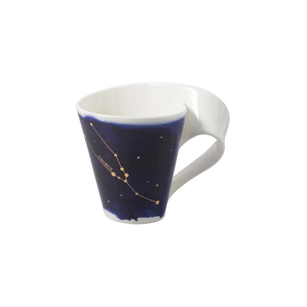 TASSE STIER NewWave Stars weiß-blau 300 ml - Blau/Weiß, Keramik (0.3L) - Villeroy & Boch