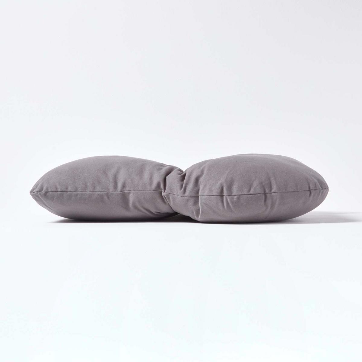 RÜCKENKISSEN grau 68/58 cm – Stützkissen für Sessel, Baumwolle - Grau, Textil (68/15cm) - Homescapes