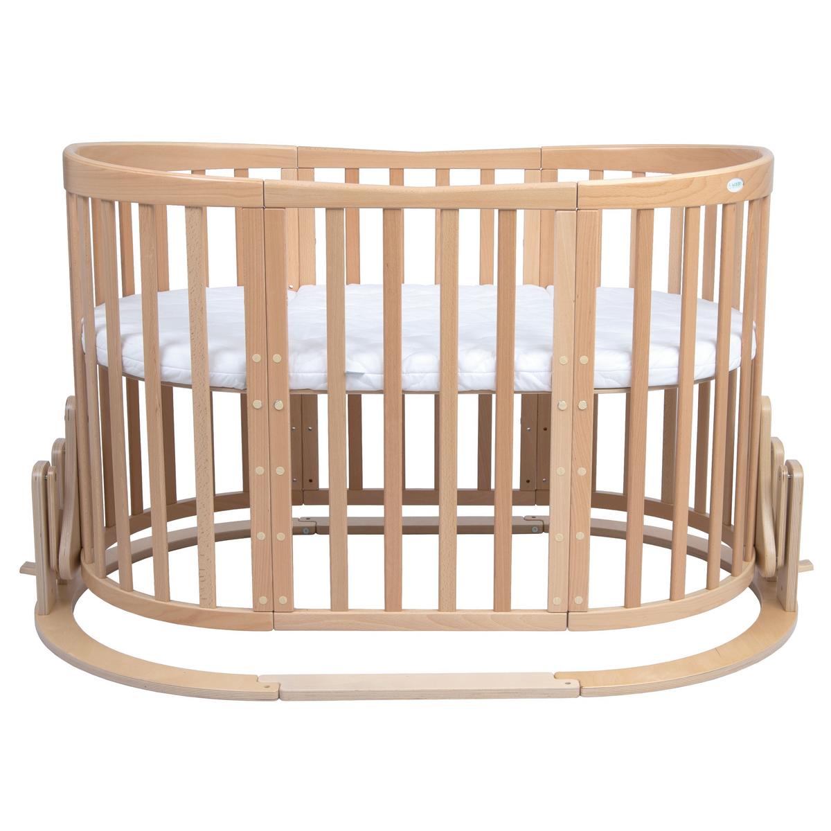 SCHAUKEL für Babybett 7in1, KEIN BETT - Naturfarben, Holz - waldin