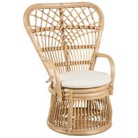 KINDERSESSEL Naturfarben Temeni - Naturfarben, Naturmaterialien (53/71/48cm) - Beliani
