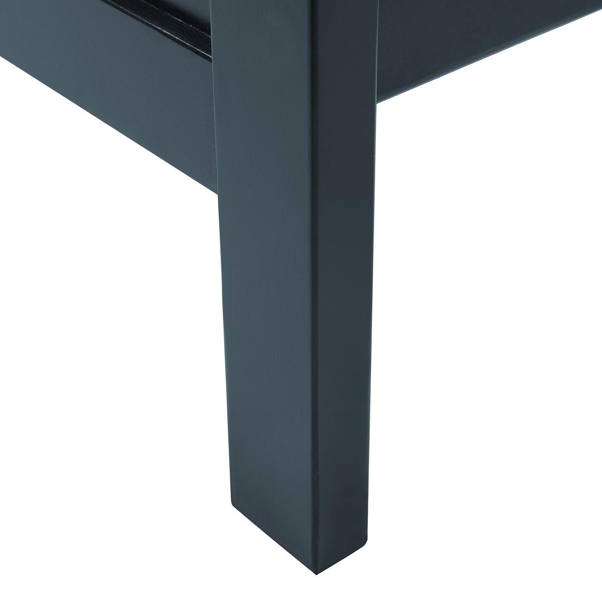HOLZBETT 140/200cm Dunkelblau Olivet - Dunkelblau, Holz (140/200cm) - Beliani