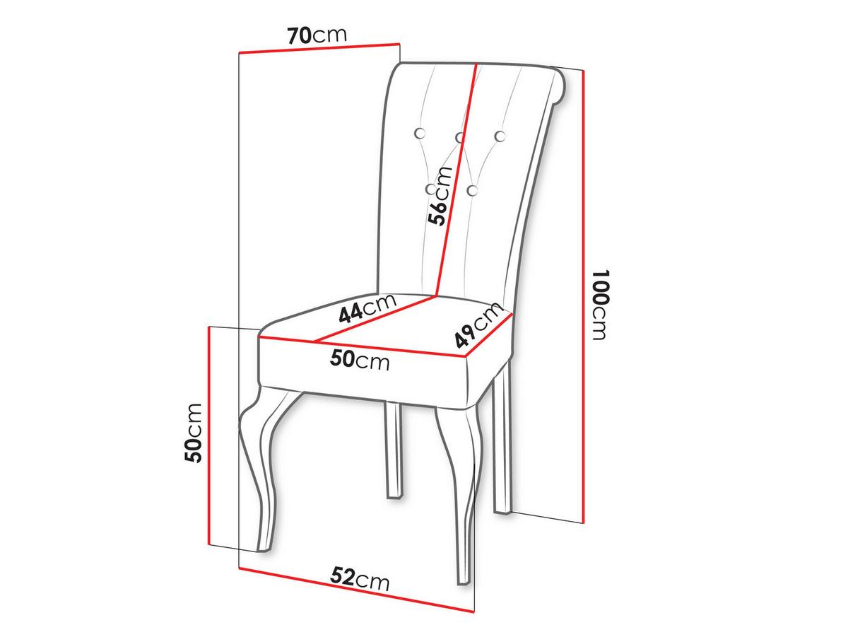 POLSTERSTUHL Frigene 01 - Rosa/Weiß, Holz/Textil (52/100/70cm) - MIRJAN24