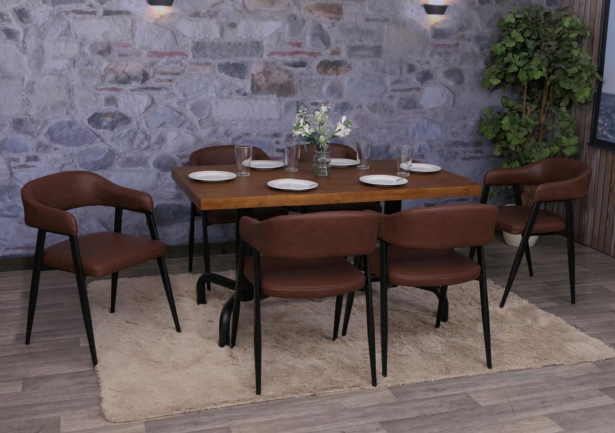 ESSZIMMERSTUHL Rotbraun - Rotbraun/Rostfarben, Kunststoff (51/77/52cm) - MCW