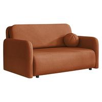 SCHLAFSOFA Viva Sun III - Schwarz/Orange, Holz/Textil (150/85/103cm) - MIRJAN24