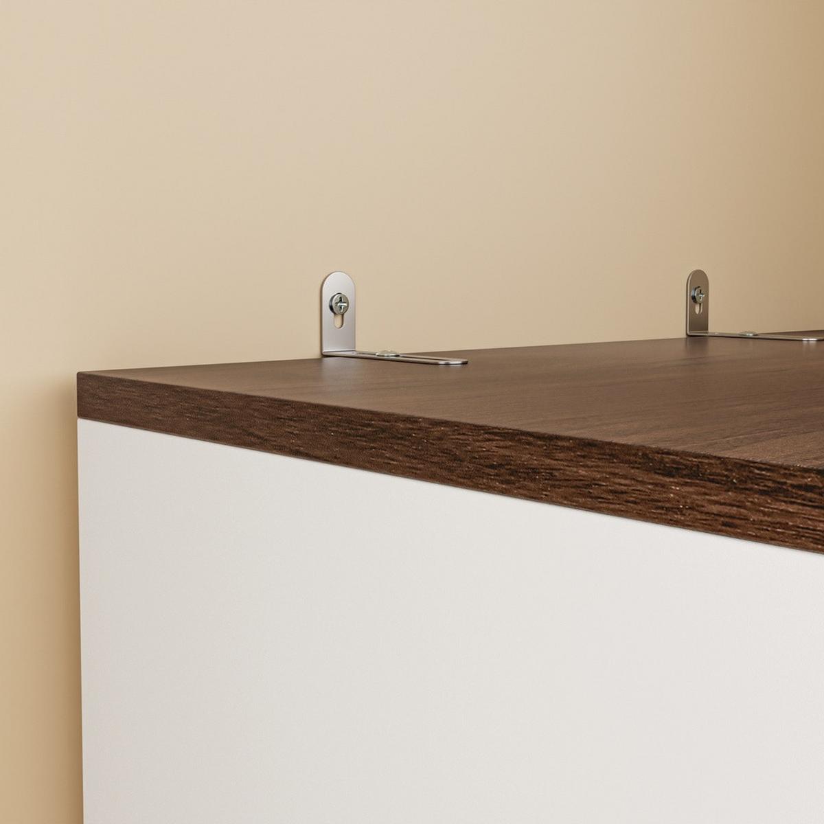 KLEIDERSCHRANK mit Schubladen KSB04-W - Ahornfarben, Fell (70/187/55cm) - SoBuy