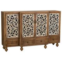 SIDEBOARD aus holz braun 160x42x102 cm - Braun, Holz (160/102/42cm) - Wanderlust