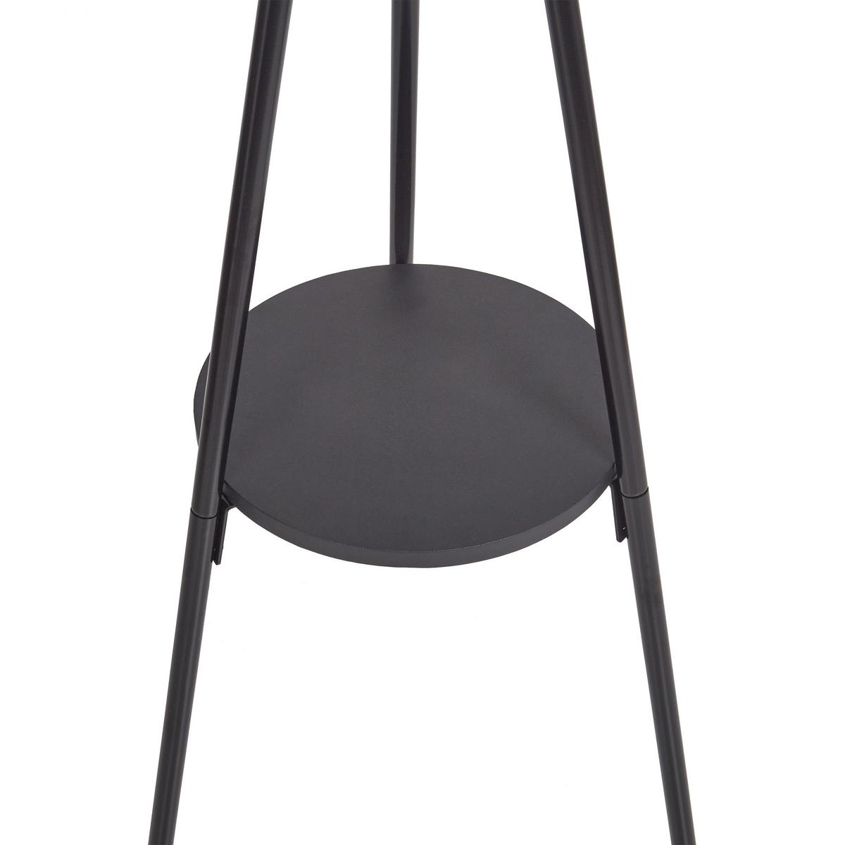 GARDEROBENSTÄNDER Metall schwarz 181 cm Colby - Schwarz, Metall (33/180/33cm) - Beliani