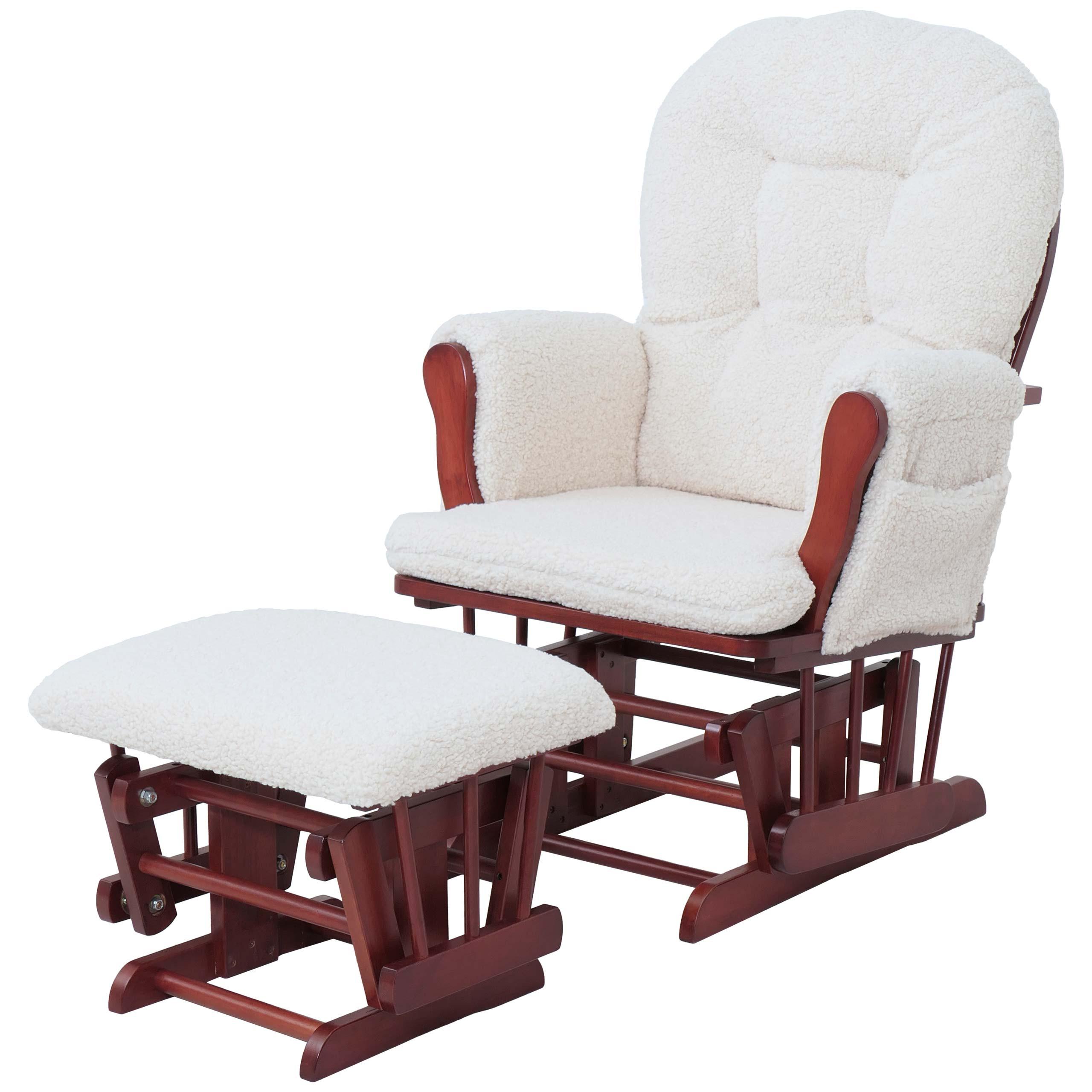 RELAXSESSEL Cremeweiß, Braun - Weiß/Braun, Textil (74/105/72cm) - MCW