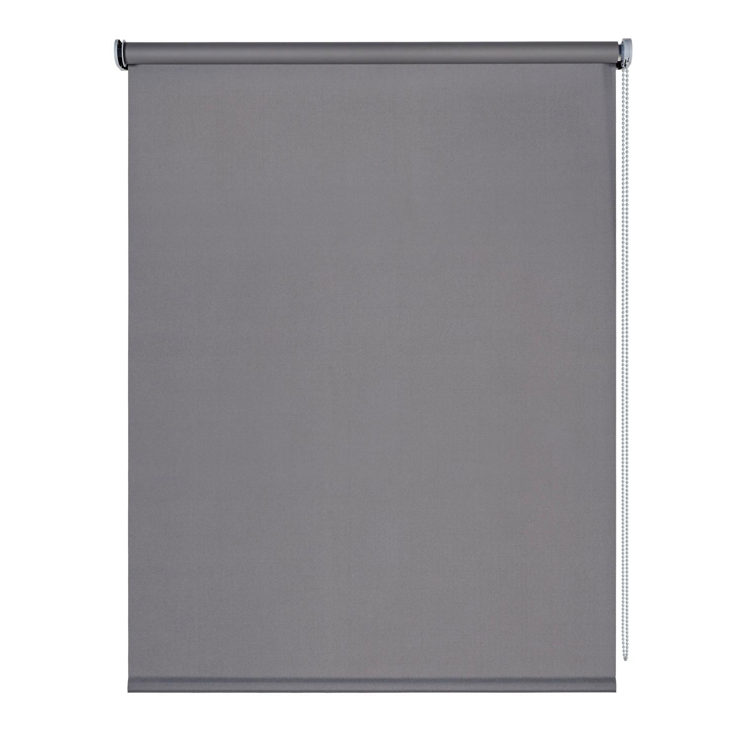VERDUNKELUNGSROLLO Grau 60x180 cm - Grau, Kunststoff (60/180cm) - STORESDECO
