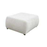 POLSTERHOCKER Anike In Now Or Never - Creme, Holzwerkstoff/Textil (98/42/66cm) - Fun Möbel